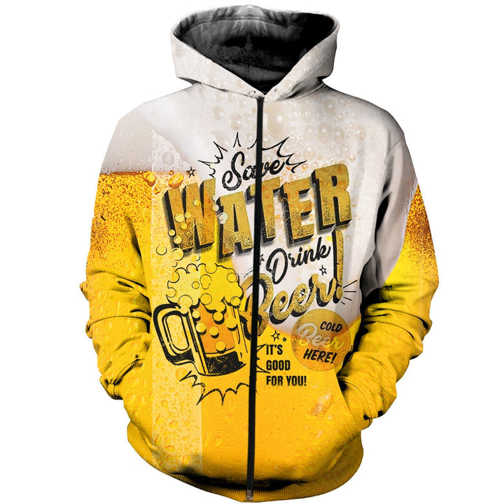 Beer Slogan Save Water Drink Beer 3D All Over Print | For Men & Women | Adult | HP1280-BehighStyle