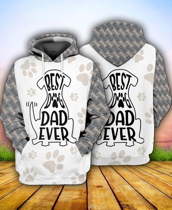 Best Dog Dad Ever 3D All Over Print | For Men & Women | Adult | HP1222-BehighStyle