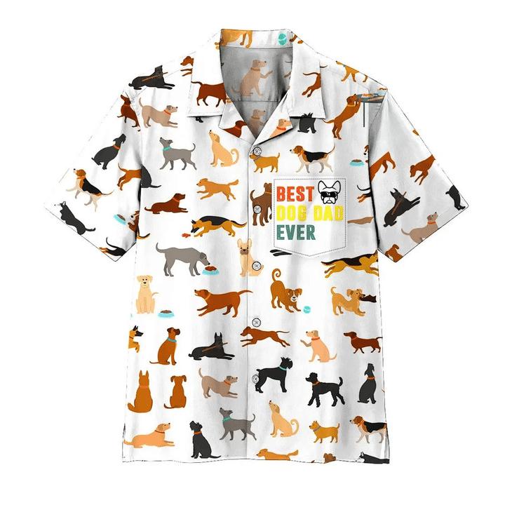 Best Dog Dad Ever Hawaiian Shirt | For Men & Women | HW2533-BehighStyle