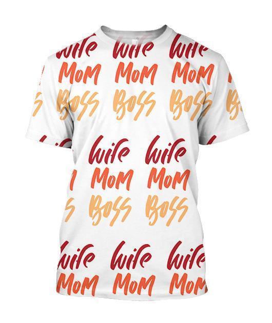 Best Wife Mom Boss 3D All Over Print | For Men & Women | Adult | HP1122-BehighStyle