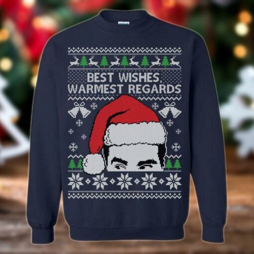 Best Wishes Warmest Regards Ugly Christmas Sweater | Adult | US1695