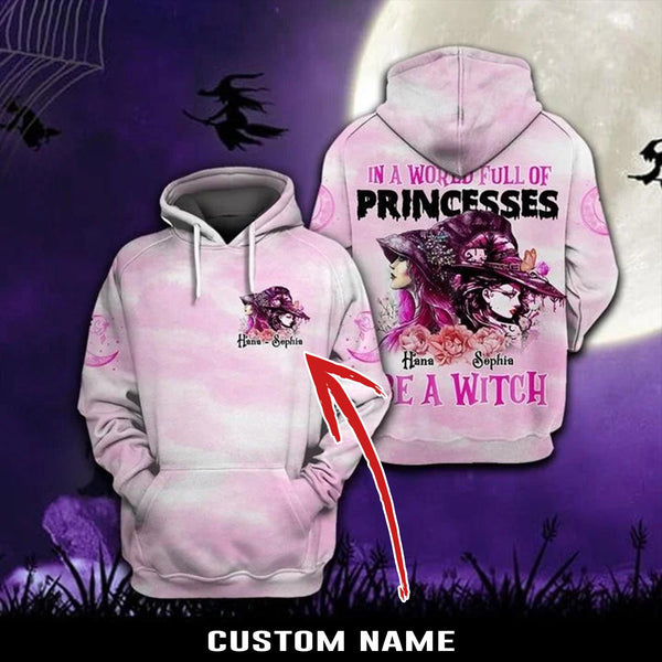 Besties Be A Witch Custom Name 3D All Over Print | Adult | CN261