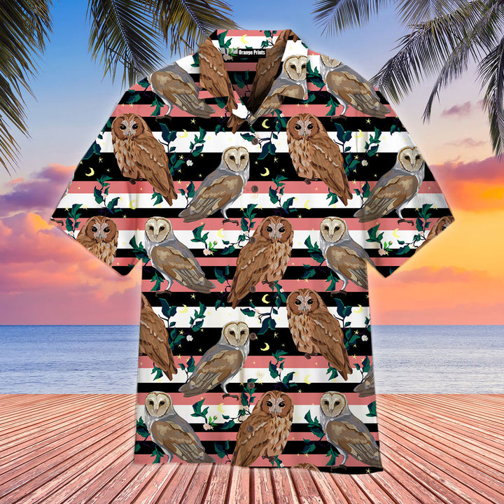 Beutiful Owls Tropical Hawaiian Shirt | For Men & Women | HW2001-BehighStyle