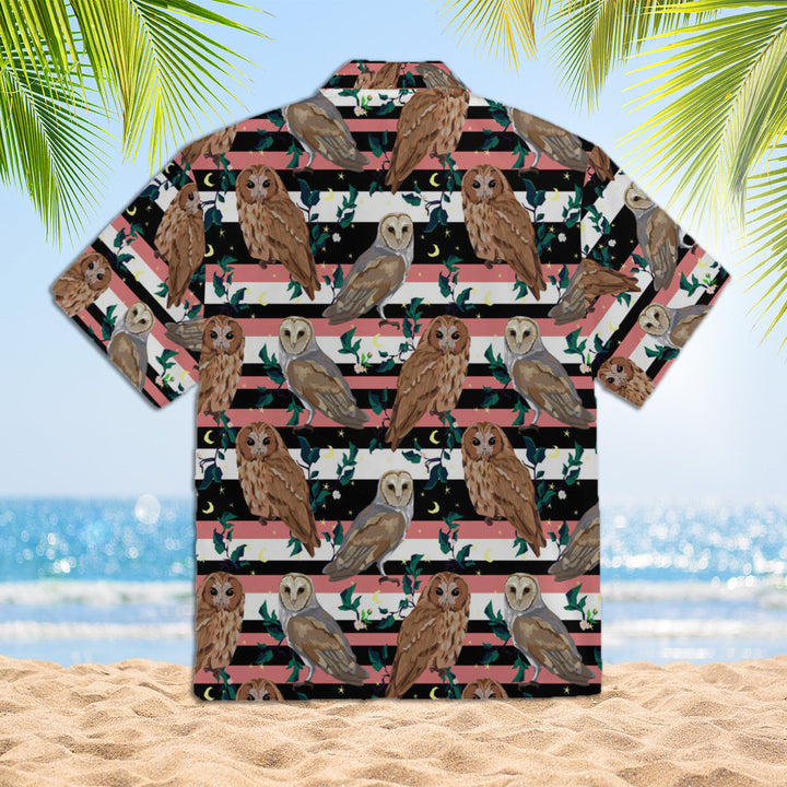 Beutiful Owls Tropical Hawaiian Shirt | For Men & Women | HW2001-BehighStyle