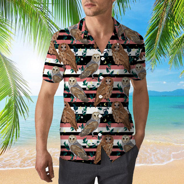 Beutiful Owls Tropical Hawaiian Shirt | For Men & Women | HW2001-BehighStyle