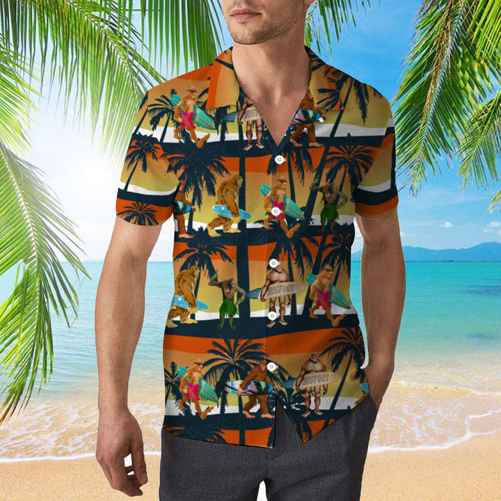 Bigfoot Camping Hawaiian Shirt | For Men & Women | HW2179-BehighStyle