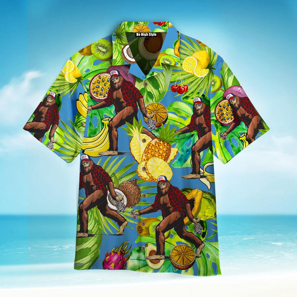 Bigfoot Camping Hawaiian Shirt | HW2182