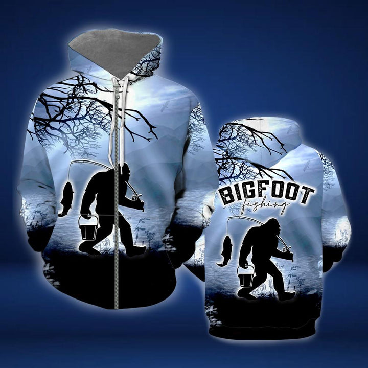 Bigfoot Fishing 3D All Over Print | For Men & Women | Adult | HP1061-BehighStyle