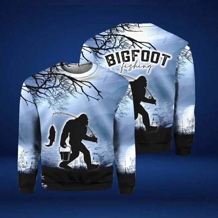 Bigfoot Fishing 3D All Over Print | For Men & Women | Adult | HP1061-BehighStyle