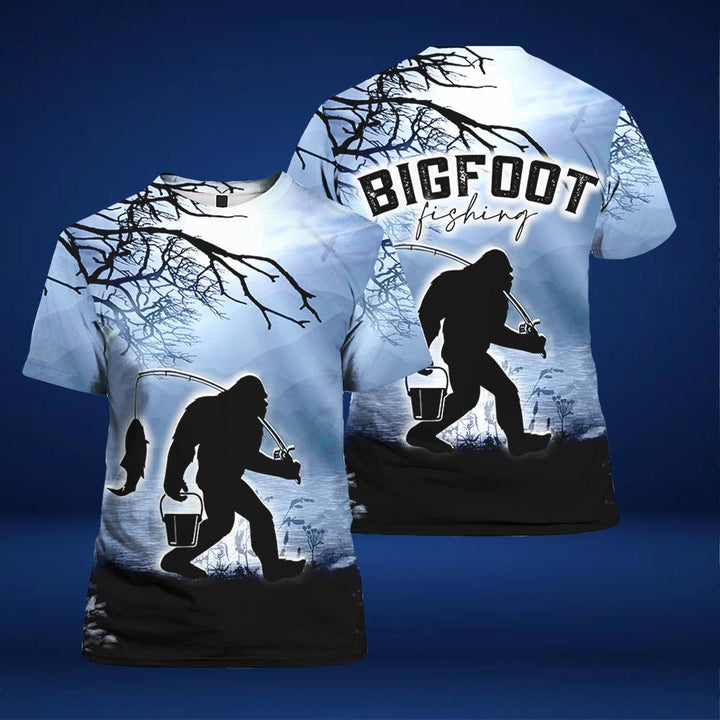 Bigfoot Fishing 3D All Over Print | For Men & Women | Adult | HP1061-BehighStyle