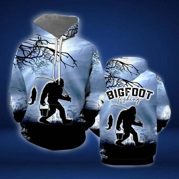 Bigfoot Fishing 3D All Over Print | For Men & Women | Adult | HP1061-BehighStyle