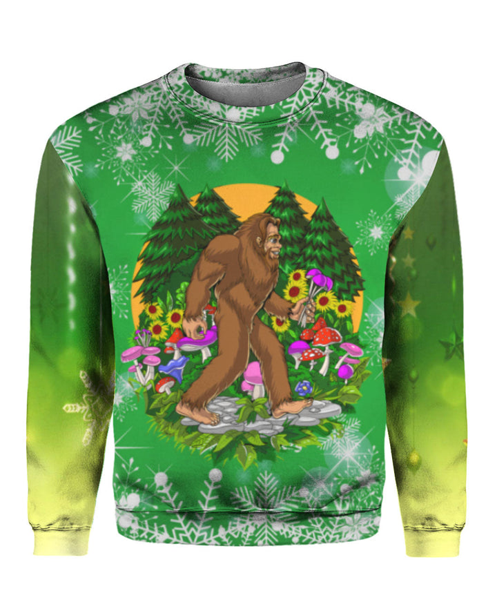 Bigfoot Hide And Seek Christmas 3D All Over Print | For Men & Women | Adult | HP967-BehighStyle