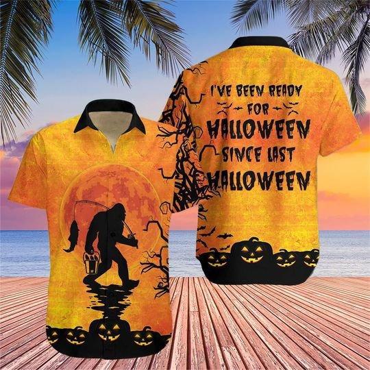 Bigfoot Ive Been Ready For Halloween Hawaiian Shirt | HW2876