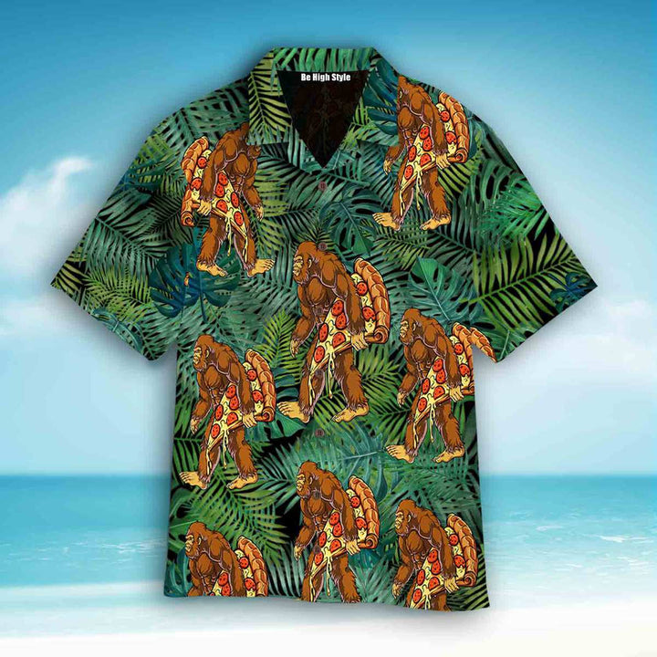 Bigfoot Like Pizza Camping Hawaiian Shirt | For Men & Women | HW2187-BehighStyle