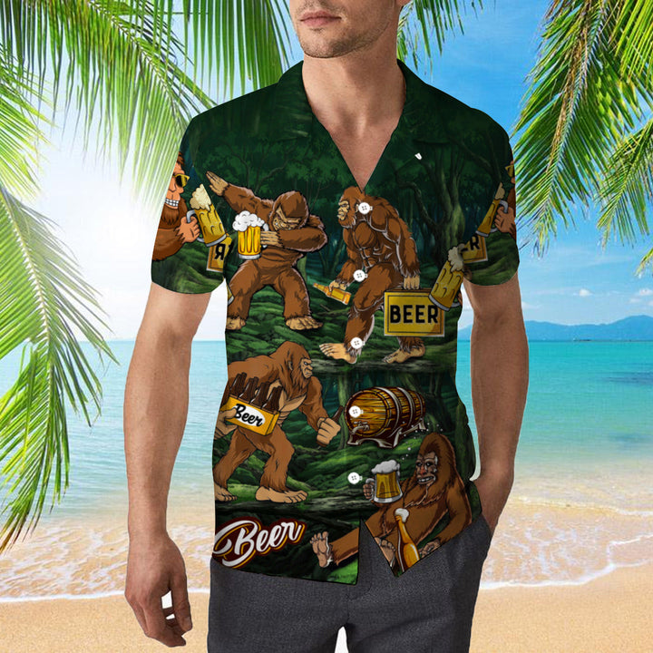 Bigfoot Love Beer Hawaiian Shirt | For Men & Women | HW1065-BehighStyle