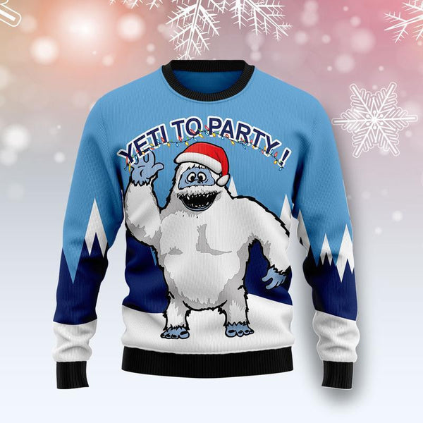 Bigfoot Party Ugly Christmas Sweater | For Men & Women | Adult | US1447-BehighStyle