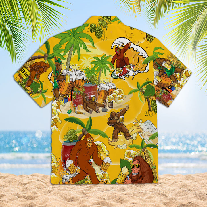 Bigfoot Summer Beer Hawaiian Shirt | For Men & Women | HW2054-BehighStyle