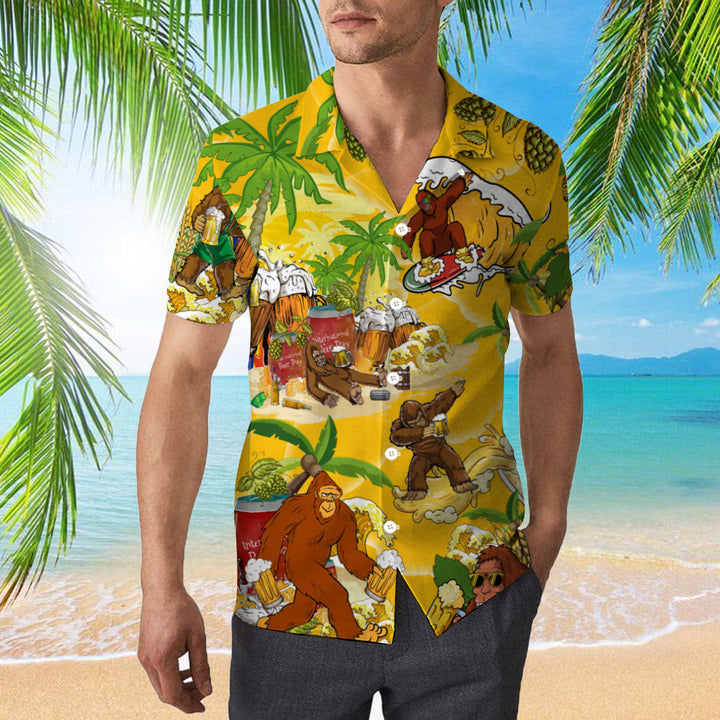 Bigfoot Summer Beer Hawaiian Shirt | For Men & Women | HW2054-BehighStyle