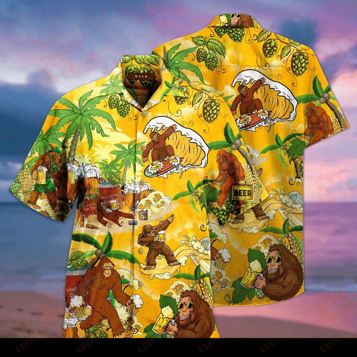 Bigfoot Summer Beer Hawaiian Shirt | For Men & Women | HW2054-BehighStyle