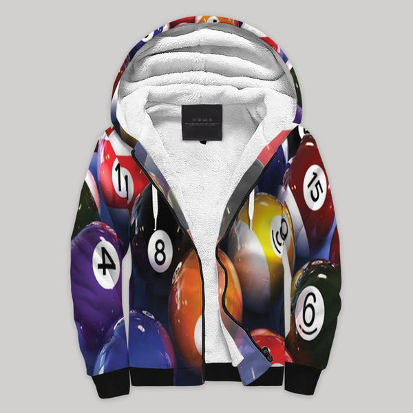 Billiard Blanket Fleece Zip Hoodie All Over Print | FZ875