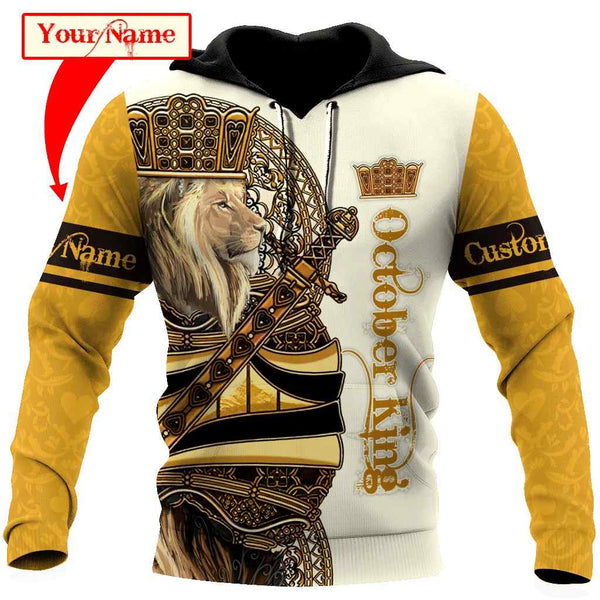 Birth Month King Custom Name 3D All Over Print | Adult | CN344