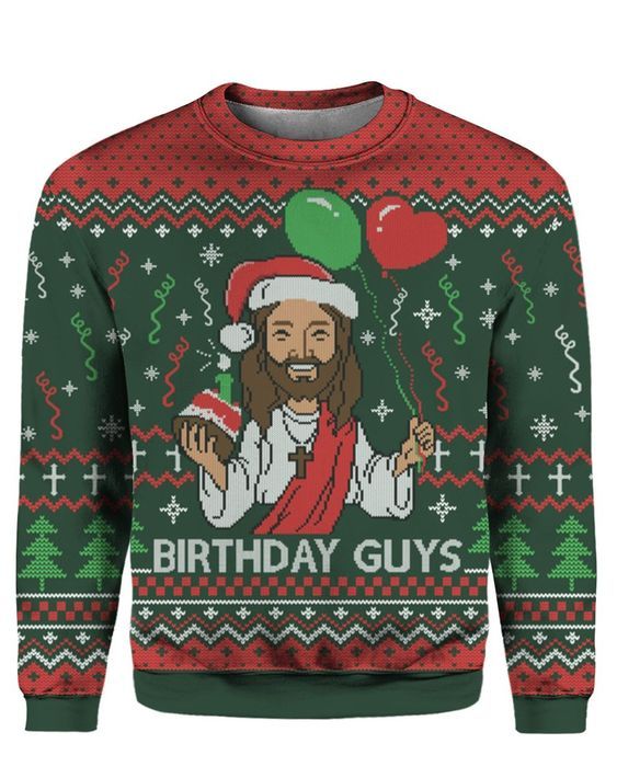 Birthday Guys Ugly Christmas Sweater | Adult | US2065