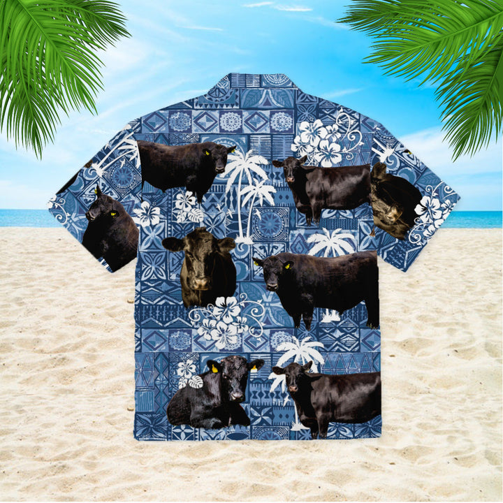 Black Angus Cattle Lovers Farm Hawaiian Shirt | For Men & Women | HW332-BehighStyle