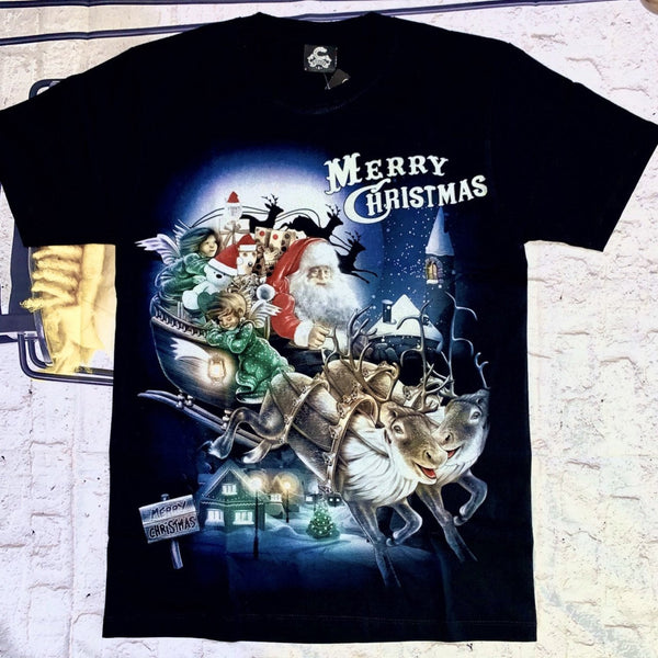 Black Blue Christmas 3D All Over Print | Adult | HP2812