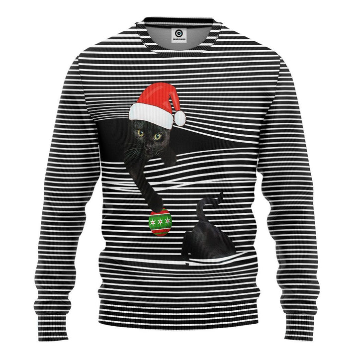 Black Cat At Christmas 3D All Over Print | For Men & Women | Adult | HP1934-BehighStyle