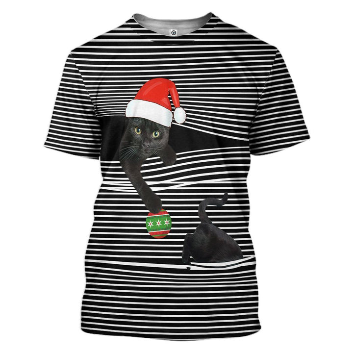 Black Cat At Christmas 3D All Over Print | For Men & Women | Adult | HP1934-BehighStyle