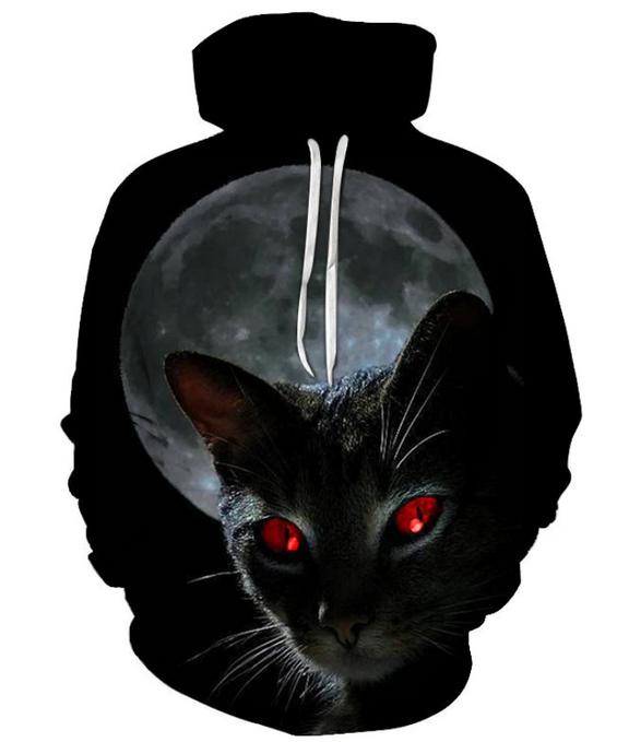 Black Cat Cool Design Unisex 3D All Over Print | For Men & Women | Adult | HP738-BehighStyle