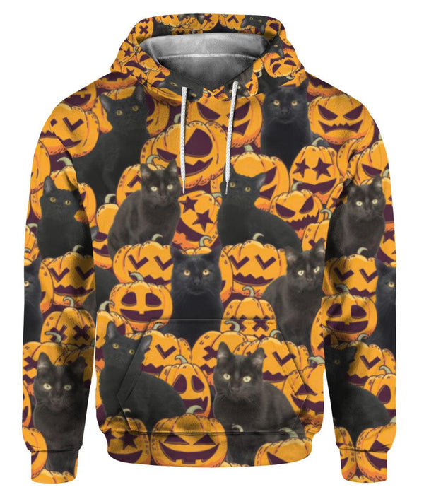 Black Cat Halloween 3D All Over Print | For Men & Women | Adult | HP1679-BehighStyle