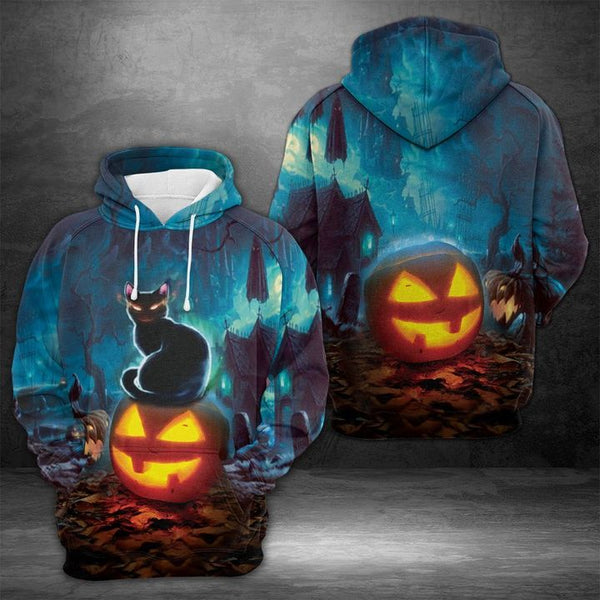 Black Cat Halloween 3D All Over Print | For Men & Women | Adult | HP1708-BehighStyle