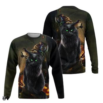 Black Cat Halloween 3D All Over Print | Adult | HP2678