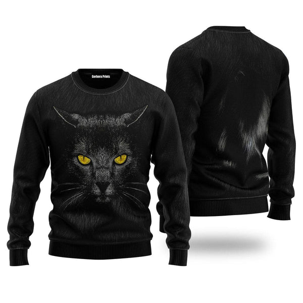 Black Cat Ugly Christmas Sweater | Adult | US2663