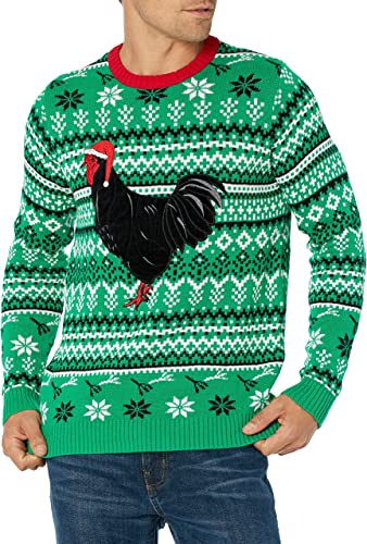 Black Chicken Christmas Ugly Christmas Sweater | Adult | US1892