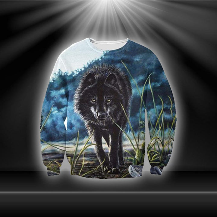 Black Wolf 3D All Over Print | For Men & Women | Adult | HT3883-BehighStyle