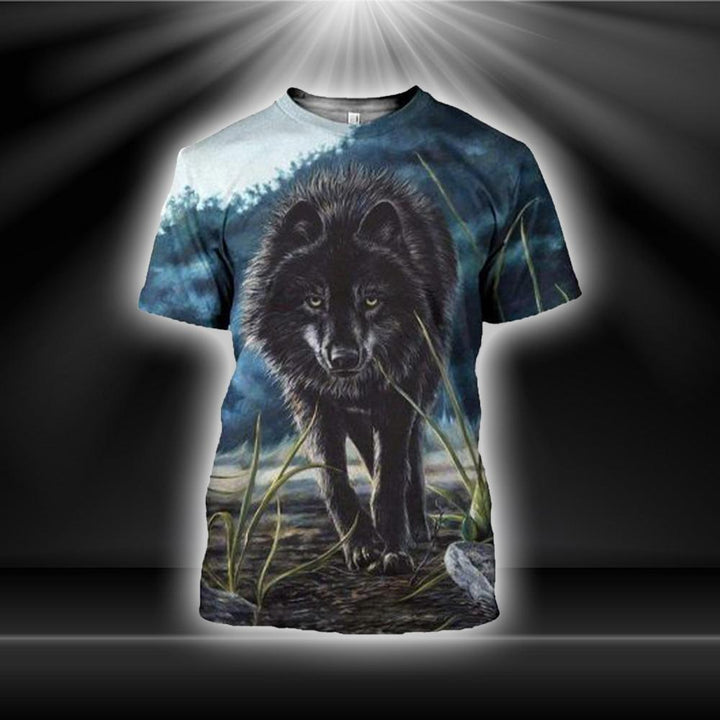 Black Wolf 3D All Over Print | For Men & Women | Adult | HT3883-BehighStyle