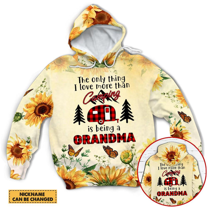 Blessed To Be Called Grandma Purple Butterfly 3D All Over Print | For Men & Women | Adult | CN116-BehighStyle