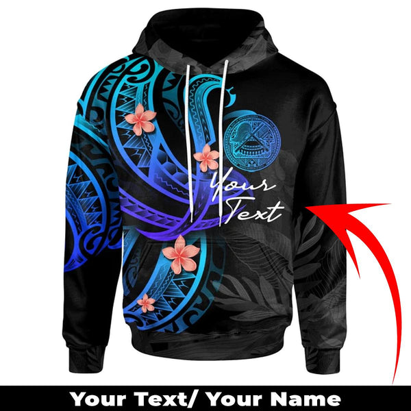 Blue Flower Snake Custom Name 3D All Over Print | Adult | CN333