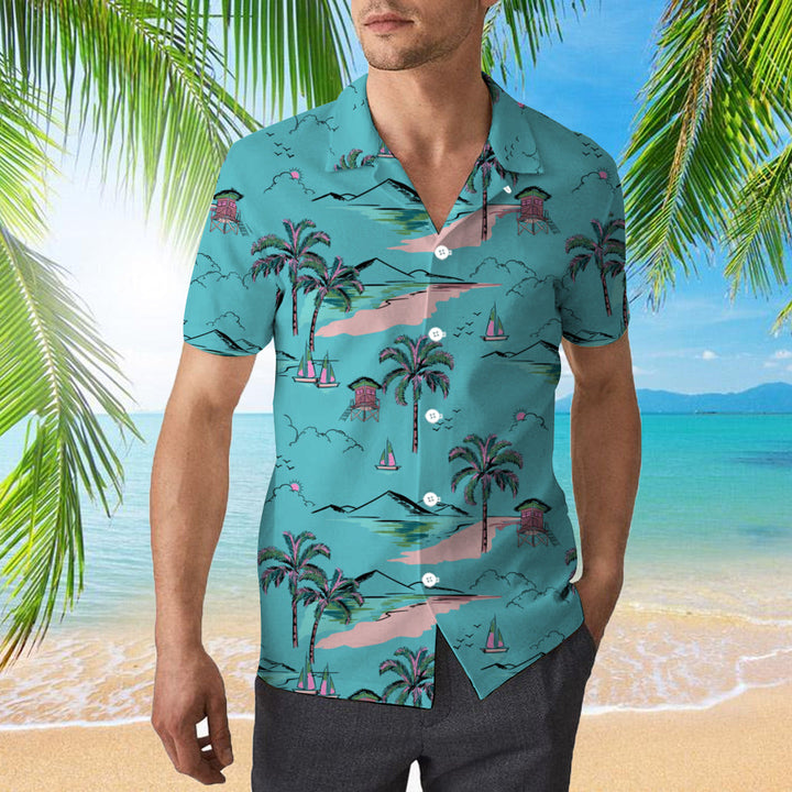 Blue Hawaii Island Hawaiian Shirt | For Men & Women | HW1956-BehighStyle