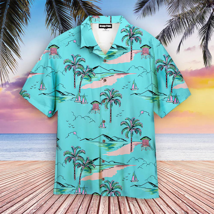 Blue Hawaii Island Hawaiian Shirt | For Men & Women | HW1956-BehighStyle