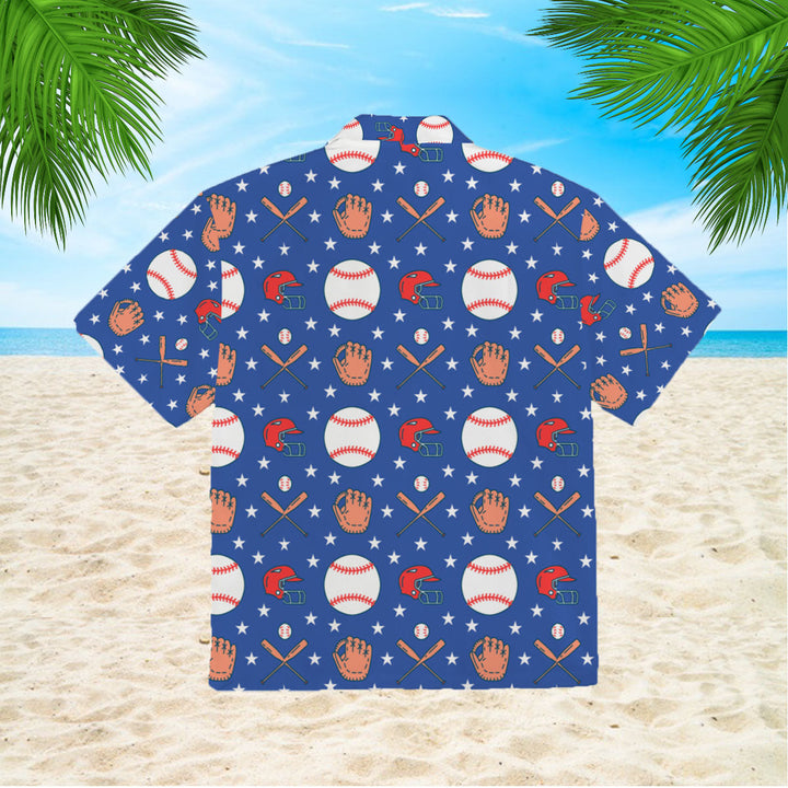 Blue Softball Game Hawaiian Shirt | For Men & Women | HW424-BehighStyle