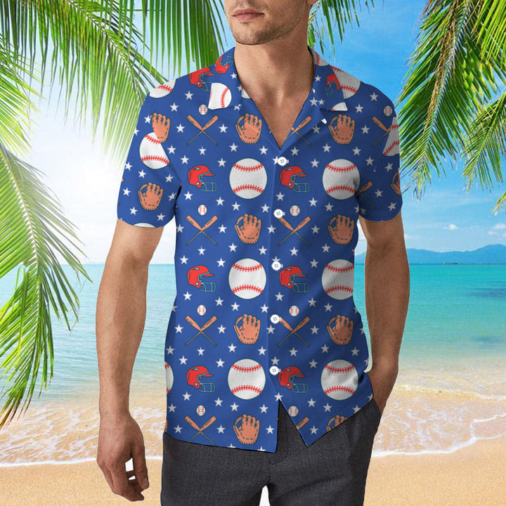 Blue Softball Game Hawaiian Shirt | For Men & Women | HW424-BehighStyle