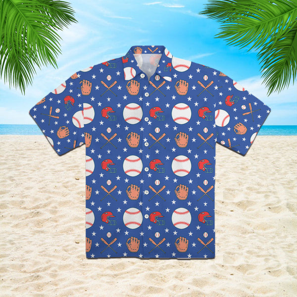 Blue Softball Game Hawaiian Shirt | For Men & Women | HW424-BehighStyle