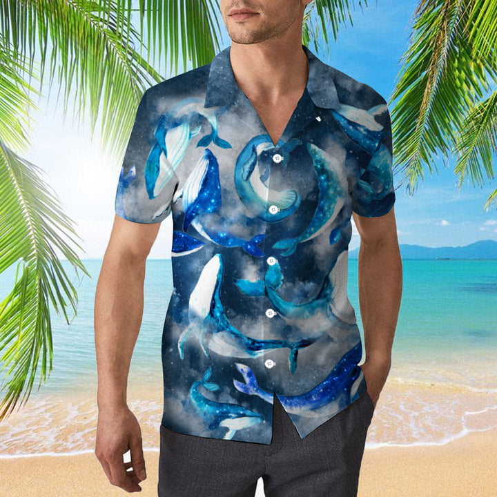 Blue Whale Hawaiian Shirt | For Men & Women | HW1957-BehighStyle