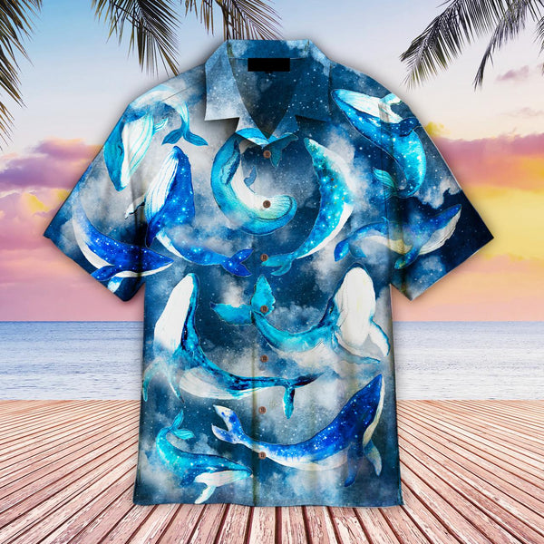 Blue Whale Hawaiian Shirt | For Men & Women | HW1957-BehighStyle