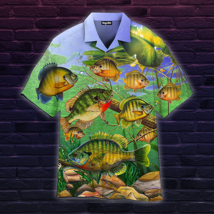 Bluegill Fishing Hawaiian Shirt | For Men & Women | HW1806-BehighStyle