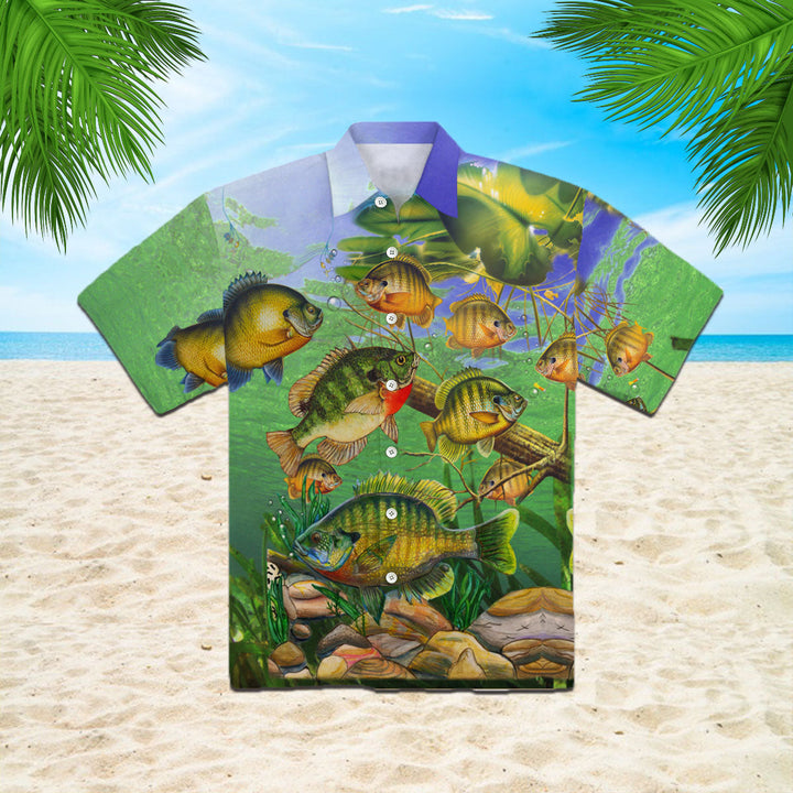 Bluegill Fishing Hawaiian Shirt | For Men & Women | HW1806-BehighStyle