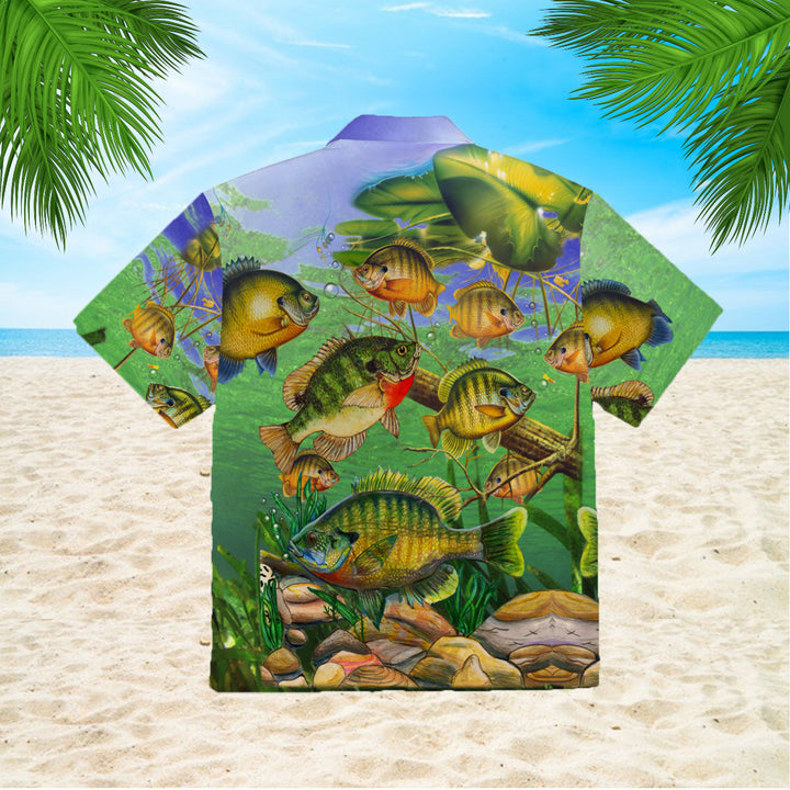 Bluegill Fishing Hawaiian Shirt | For Men & Women | HW1806-BehighStyle